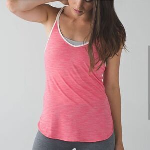 Lululemon What The Sport Singlet Tank Pink